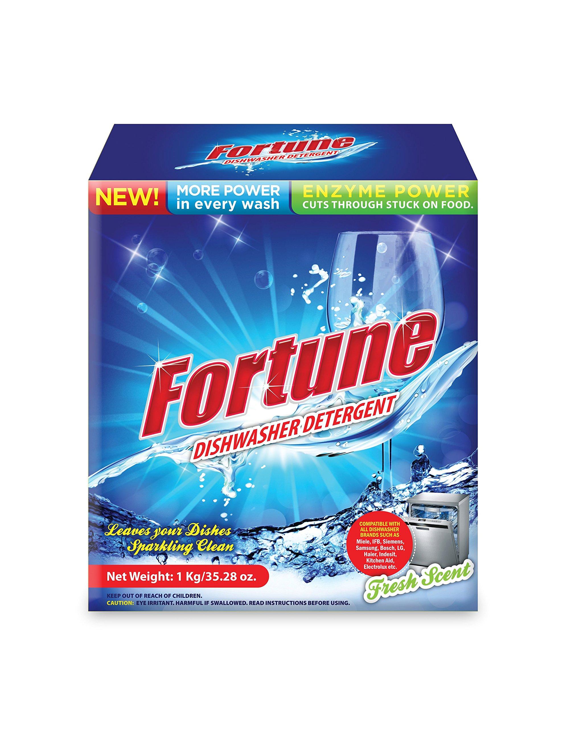 Fortune Fortune Dishwasher Detergent - 1 kg & Fortune Rinse Aid - 500 ml