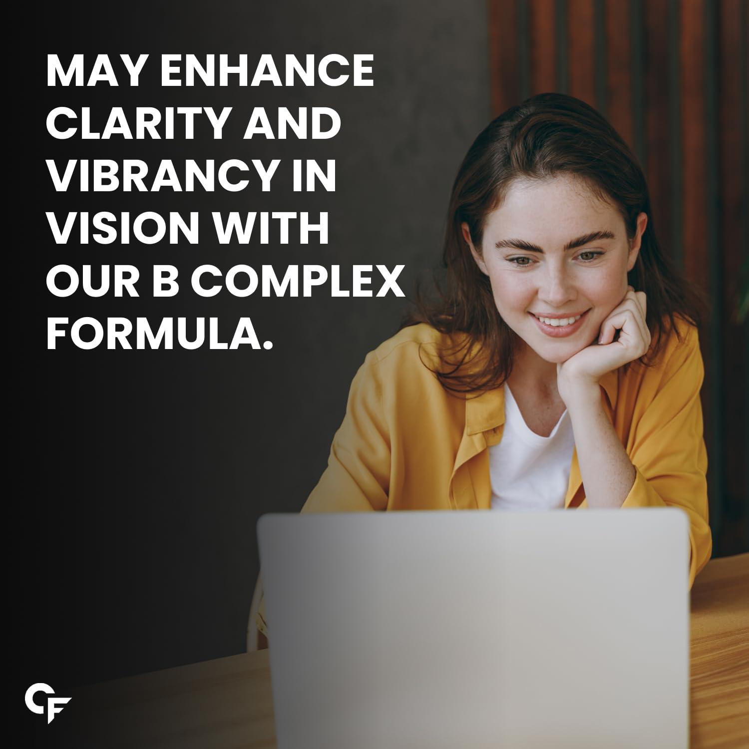 Carbamide Forte Carbamide Forte Vitamin B-Complex Tablets - 100% RDA for B Vitamins with B1, B2, B3, B5, B6, B9 & Vitamin B12 | Vitamin B Complex Supplements for Women & Men - 120 Vegetarian Tablets (Pack of 2)