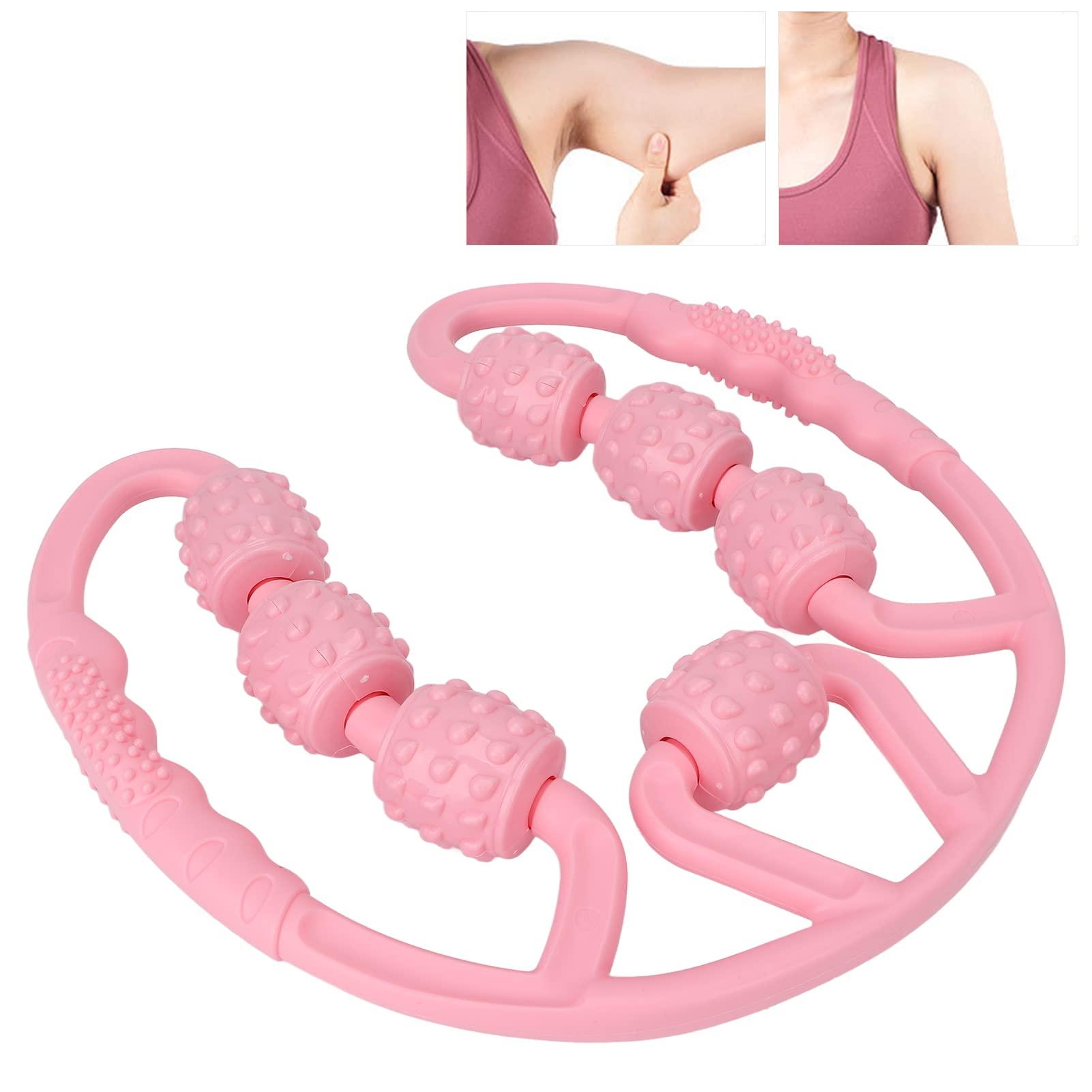 Ironctic Leg Muscle Roller, Drop Shaped Muscle Massage Roller 7 Wheels for Thigh for Gym Use