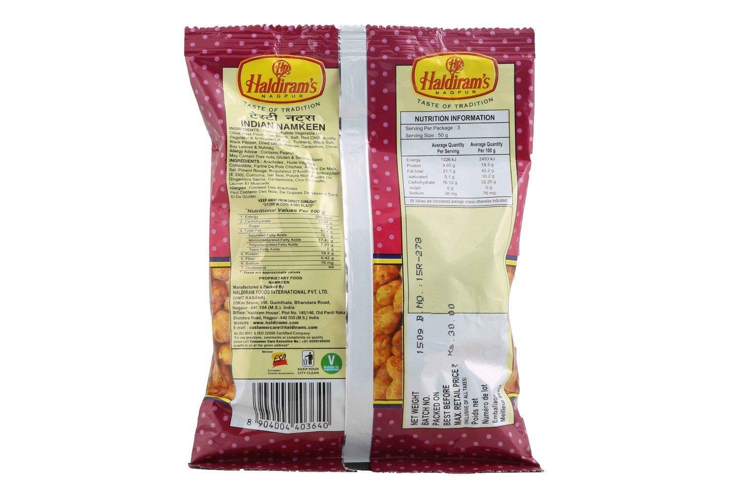 Haldiram\'s Delhi Haldirams Namkeen -Tasty Nuts ,150g Pouch