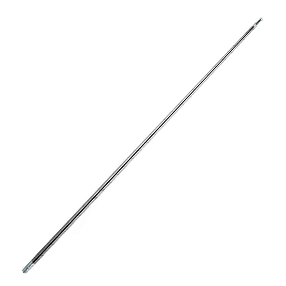 Surakey Pocket Staff Magic Telescopic Stick | Elevated Staff Stick I Collapsible Retractable Expandable Bow Extendable Portable Expanding Metal Cane Pop Out Wands (150cm Silver)
