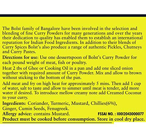 Bolst's Bolsts Curry Powder Mild, 500gm