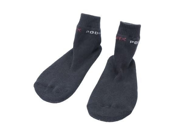 Podiafix PodiaFix Protective Diabetic Temple Socks For Men And Women Grey/Diabetic & Arthritis Socks | Anti-Microbial & Anti-Odour Socks | Ultra-Soft Cushioned Sole/Prevents Injuries & Blisters (Unisex)(L)