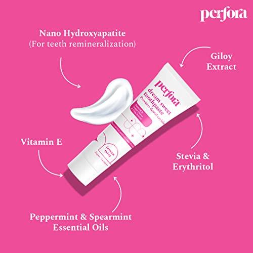 Perfora Perfora Oral Health Diabetics Special Toothpaste for Adults - 75 gms (Pack of 3) | Sugar Free | Cavity Protection Diabetic Friendly Tooth Gel | Made Safe Certified | Vegan-Friendly |Jamun Mint