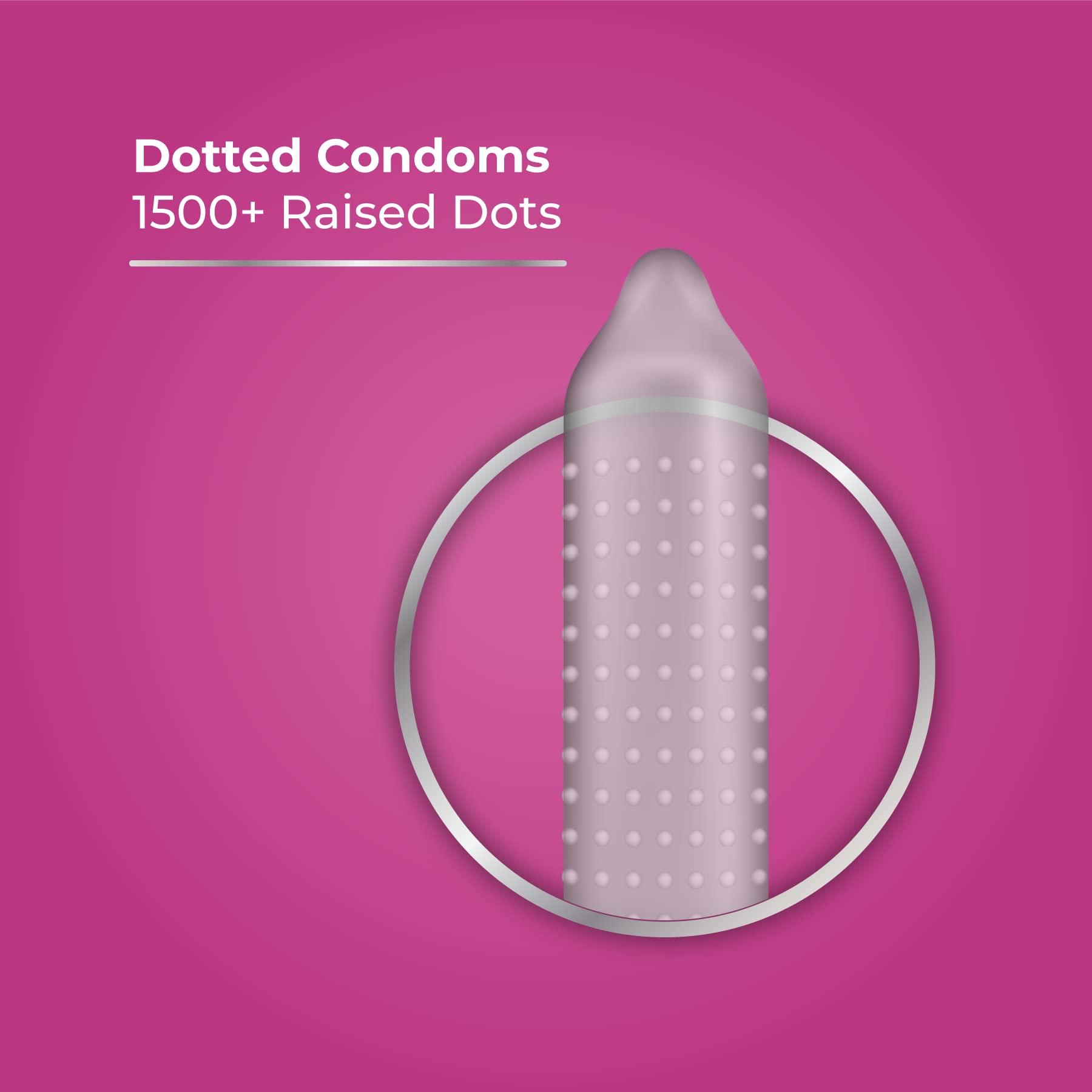 Skore Skore Condoms - 10 Count (Pack Of 3, Dots)