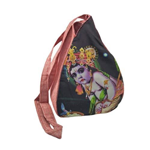MAYAPURI MAYAPURI Gomukhi Japa Bag/Chanting Bag for Women and Men with Zip Pocket (Pack of 1)