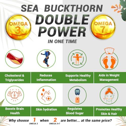 Ayuzera Ayuzera Himalayan Sea Buckthorn Pulp 300ml | Plant Based Vegan Omega 3, 6, 7 and 9 | Vegetarian Liquid Supplements | No Fish Oil | Veg, Natural & Organic | Makes up to 50 Glass Juice | Rich in Omega 7, Antioxidants, Vitamins | (900ml Pack Of 3)