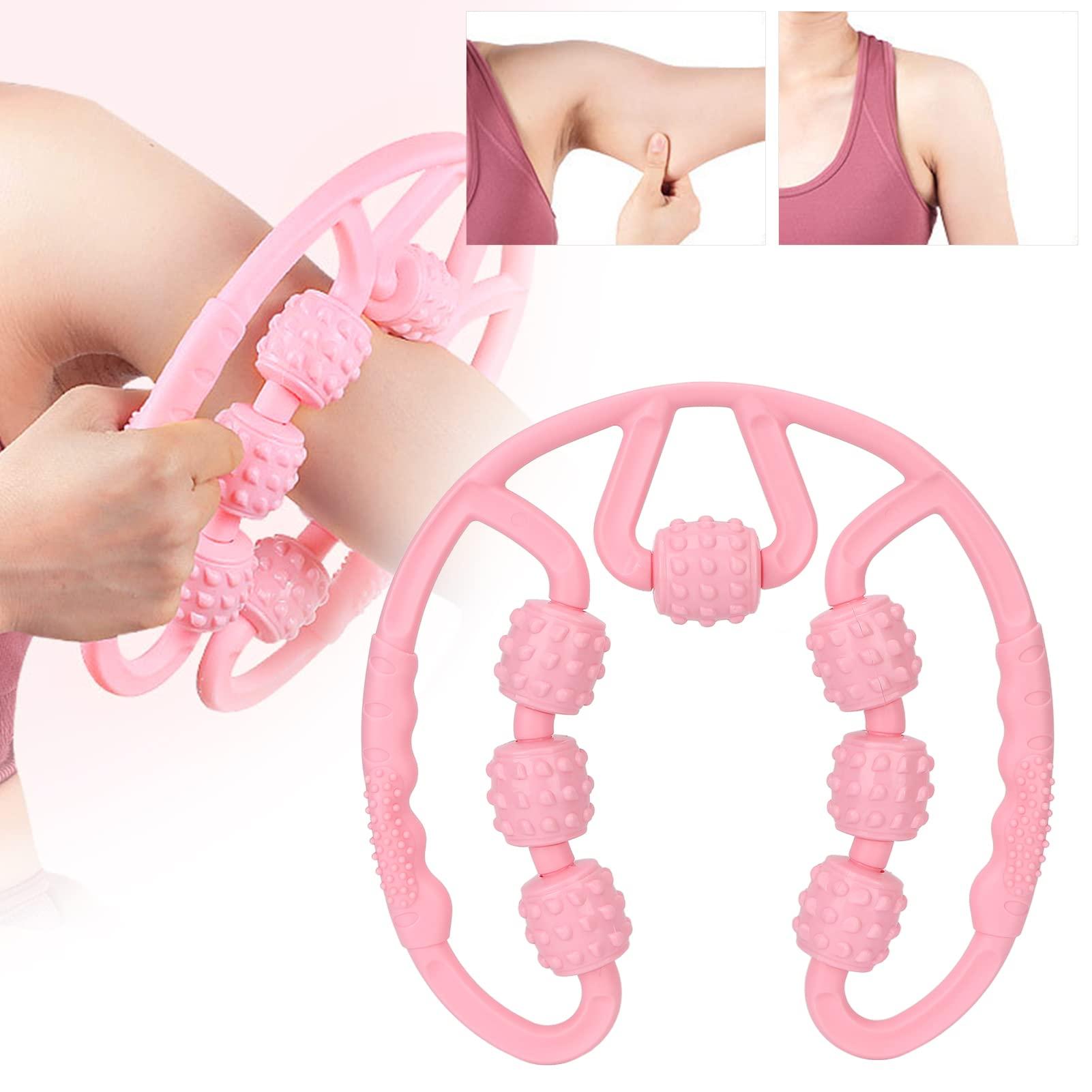 Ironctic Leg Muscle Roller, Drop Shaped Muscle Massage Roller 7 Wheels for Thigh for Gym Use