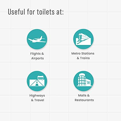 PEE BUDDY PEE BUDDY Disposable Toilet Seat Covers - 30 Sheets | No Direct Contact with Unhygienic Seats| Easy To Dispose| Nature Friendly| Must Have For Women and Men
