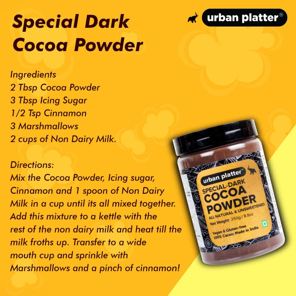 urban platter Urban Platter Special Dark Cocoa Powder, 1Kg