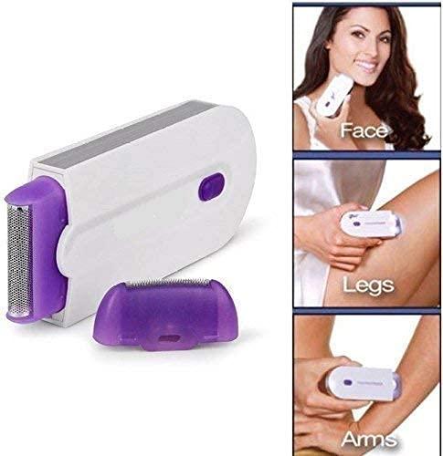 DADA SALES DADA SALES Rechargeable Instant Pain Free Hair Remover Shever Instant Painless Facial All Body Hair Remover/Trimmer Shaver Machine with Sensor Light for Men and Women (DADA-37)