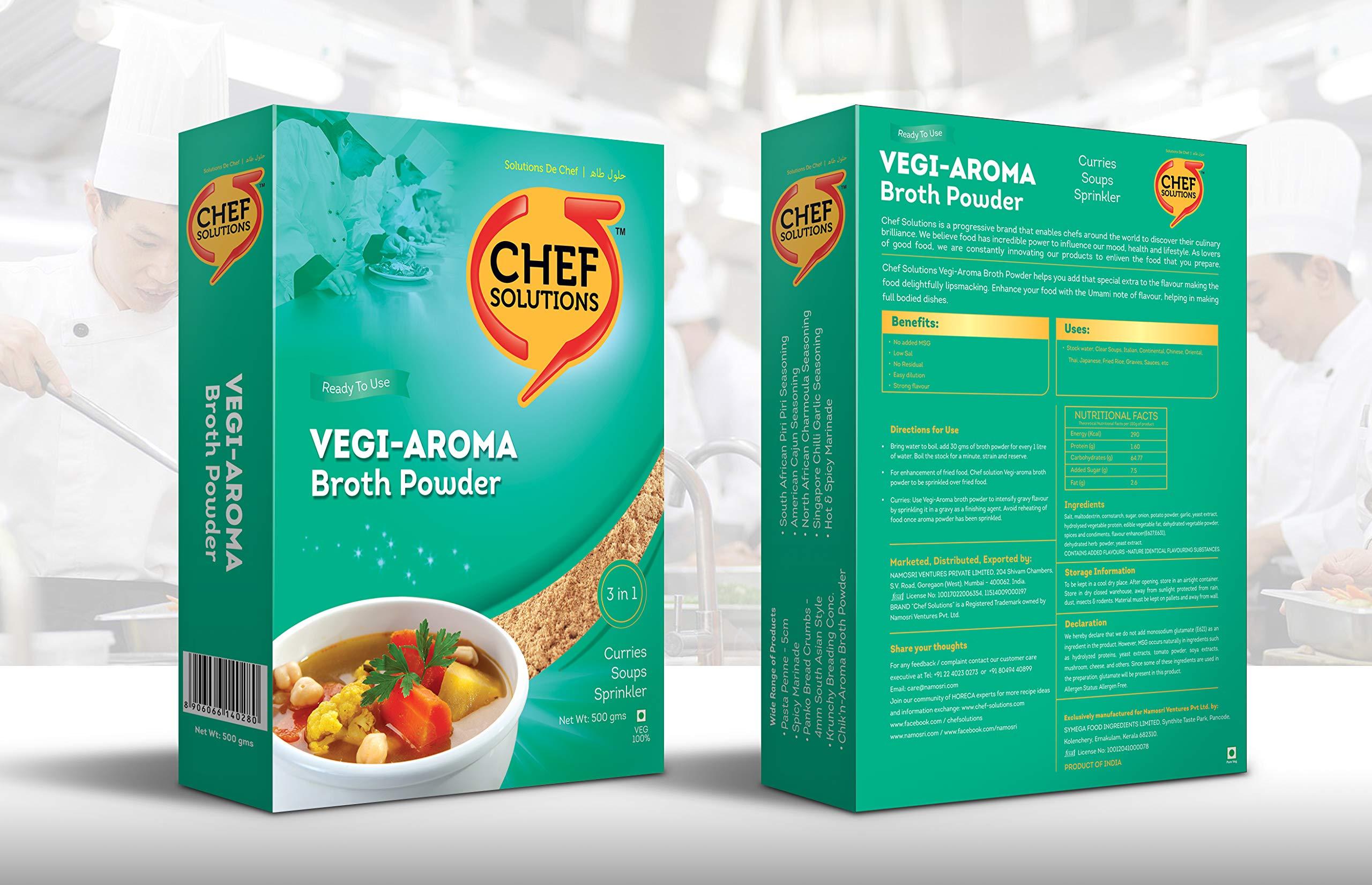 Chef Solutions Chef Solutions Vegi-Aroma Broth Powder - 3in1, 500gm