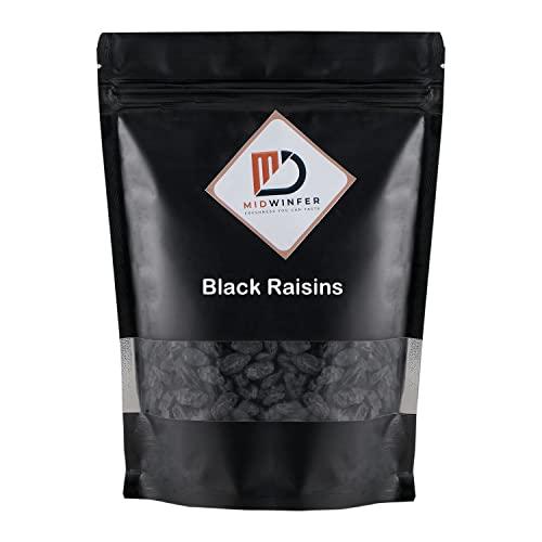 MIdwinfer MIdwinfer Black Raisins With Seeds (Black kishmish) 400g