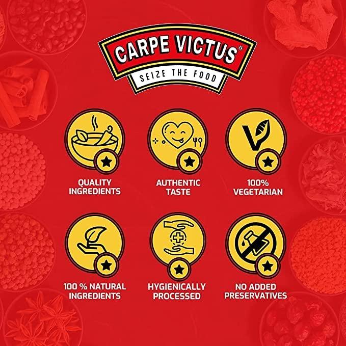 CARPE VICTUS CARPE VICTUS No onion No Garlic Jain Seasonings Mixed Herbs, Sandwich Masala, Taajin, Mexican Chipotle, Peri Peri, Franike Masala, Italian mix, Spice Combo pack of 7