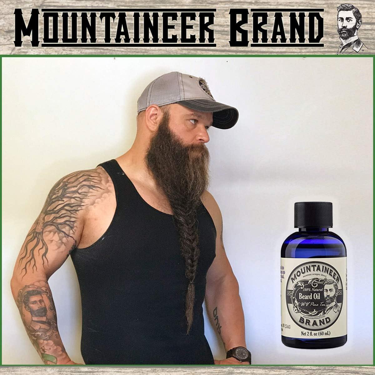 Mountaineer Brand Beard Oil by Mountaineer Brand, Barefoot/UNSCENTED: Beard Conditioning Oil, 2 Ounce bottle
