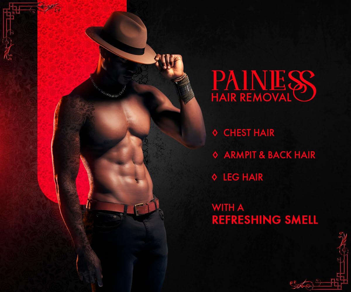 urbangabru Urbangabru Hair Removal Cream Spray for Men - 200 ML | Painless Body Hair Removal Cream | Casanova | Peach Apple