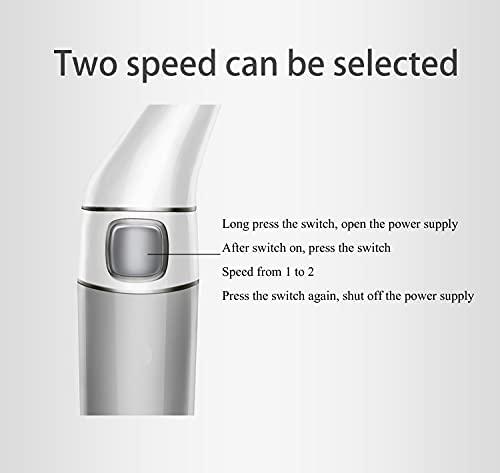 Ghime Ghime Pedicure Kit and Foot Scraper Electric Callus Remover with Blackhead Remover Detector Instrument Rechargeable With 6 Nozzles - Multicolor