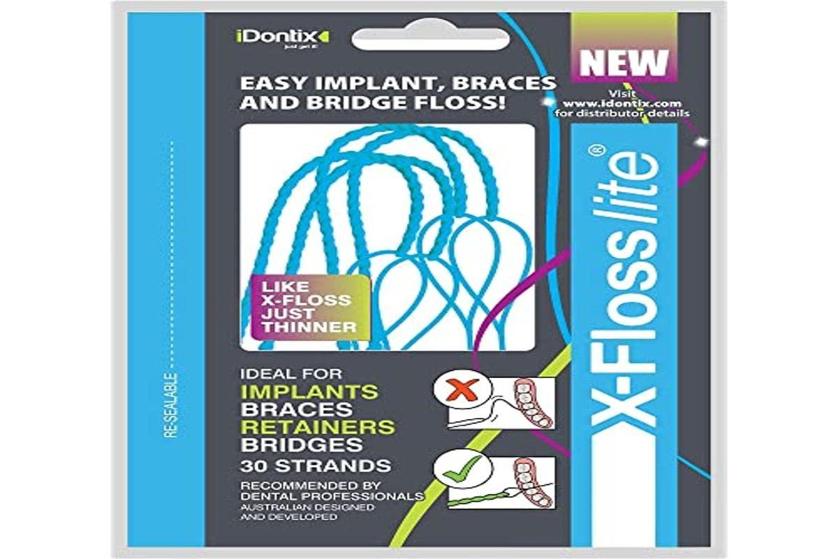 Piksters Idontix X-Floss Lite Thin Dental Floss 30 Strands In Pack by Idontix