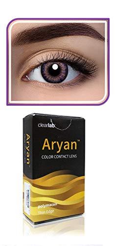 Aryan Aryan Quaterly (3 Months) Color Contact Lens (-7.50 Wild Violet)