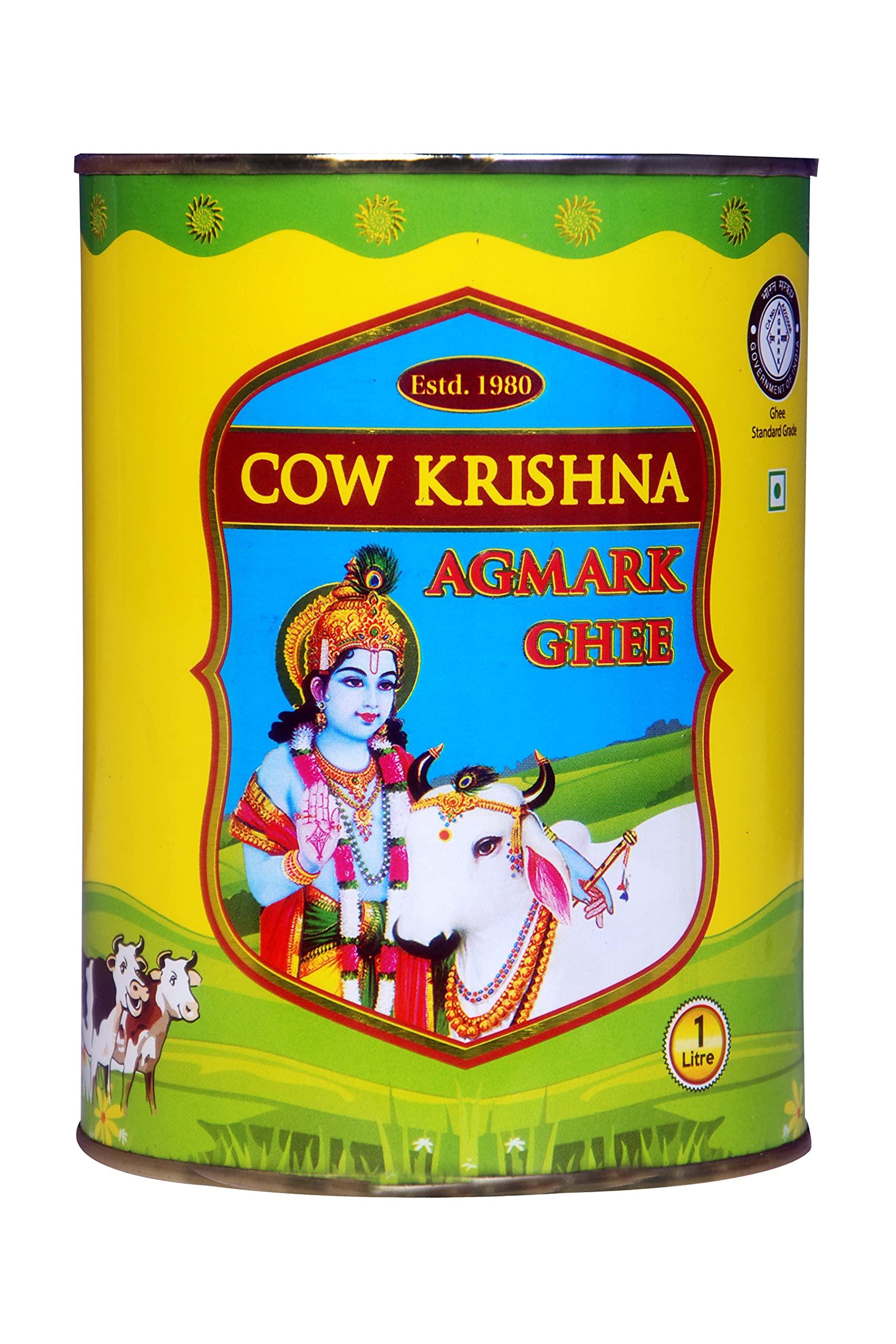 M/S.N.Govinda Chettiar Sons Cow Krishna Agmark Ghee-Pure Cow Ghee-1 LTR Tin