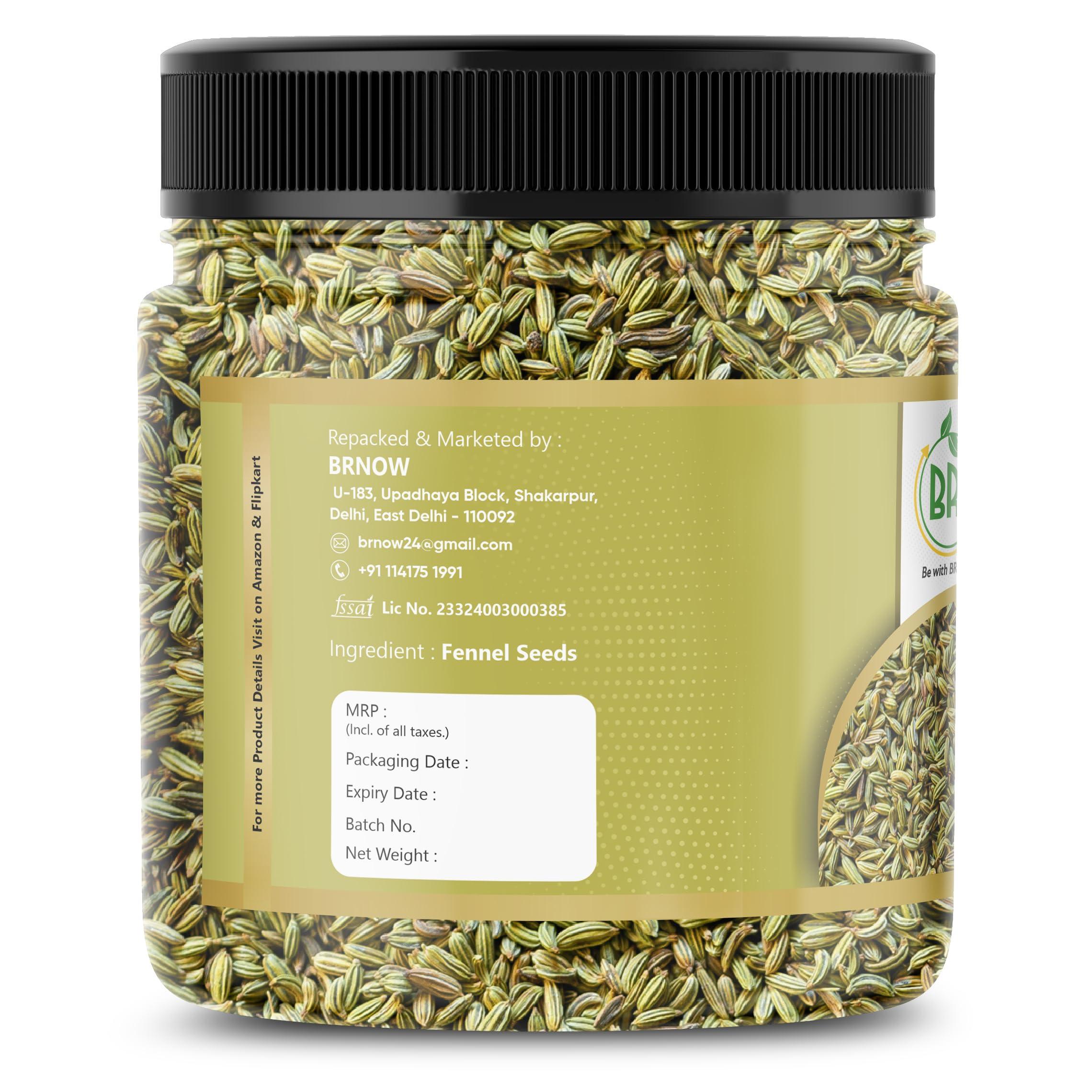 BRnow berryz BRnow berryz Fresh & Natural Fennel Seeds | Saunf | Variyali | Whole Indian Spices with Authentic taste & Strong Aroma (250gm)