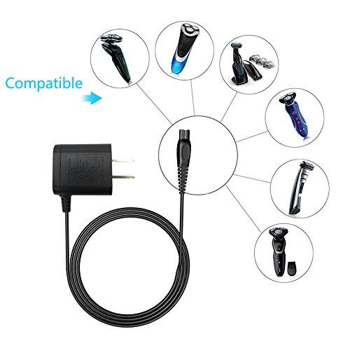 TYZEST TYZEST 15V Philips-Norelco Shaver-Charger Norelco HQ8505 7000 5000 3000 Series Electric Shaver Razor, Aquatec, Arcitec, Multigroom Beard Trimmer & More AC Adapter Power Supply Cord