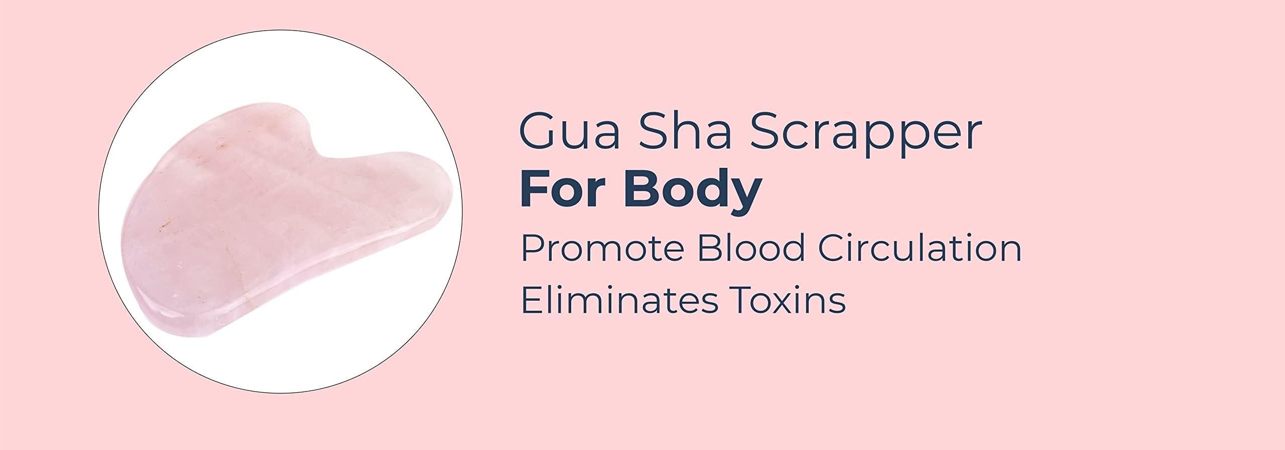 TOI SHOP TOI SHOP (ROSE) Gua Sha. For facial massager, under eye Dark circles, beauty treatment, puffy eyes, Eye roller and Blood flow.