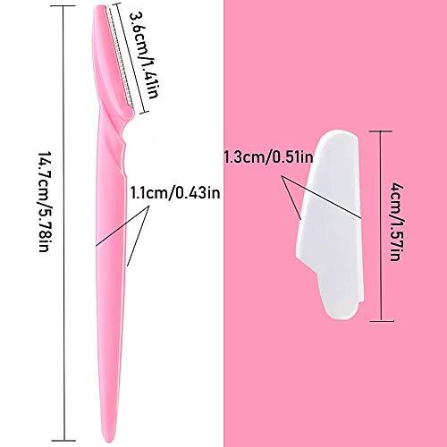 CHEM-AB ENTEREPIRSE CHEM-AB ENTEREPIRSE Eyebrow Razor Precision Sharpness for Trimming and Shaping Eyebrows - Multipurpose Exfoliating Face Razor and Under Arms and Under Leg Razor