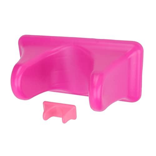 BUQE Hip Flexor Massager, Psoas Massage Tool Mellow Soreness Relief Ergonomic Portable ABS for Back (Purple and Pink)