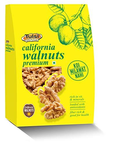 Tulsi Tulsi California Walnuts Kernels Premium, 200g + Tulsi Rozana California Almonds, 250g