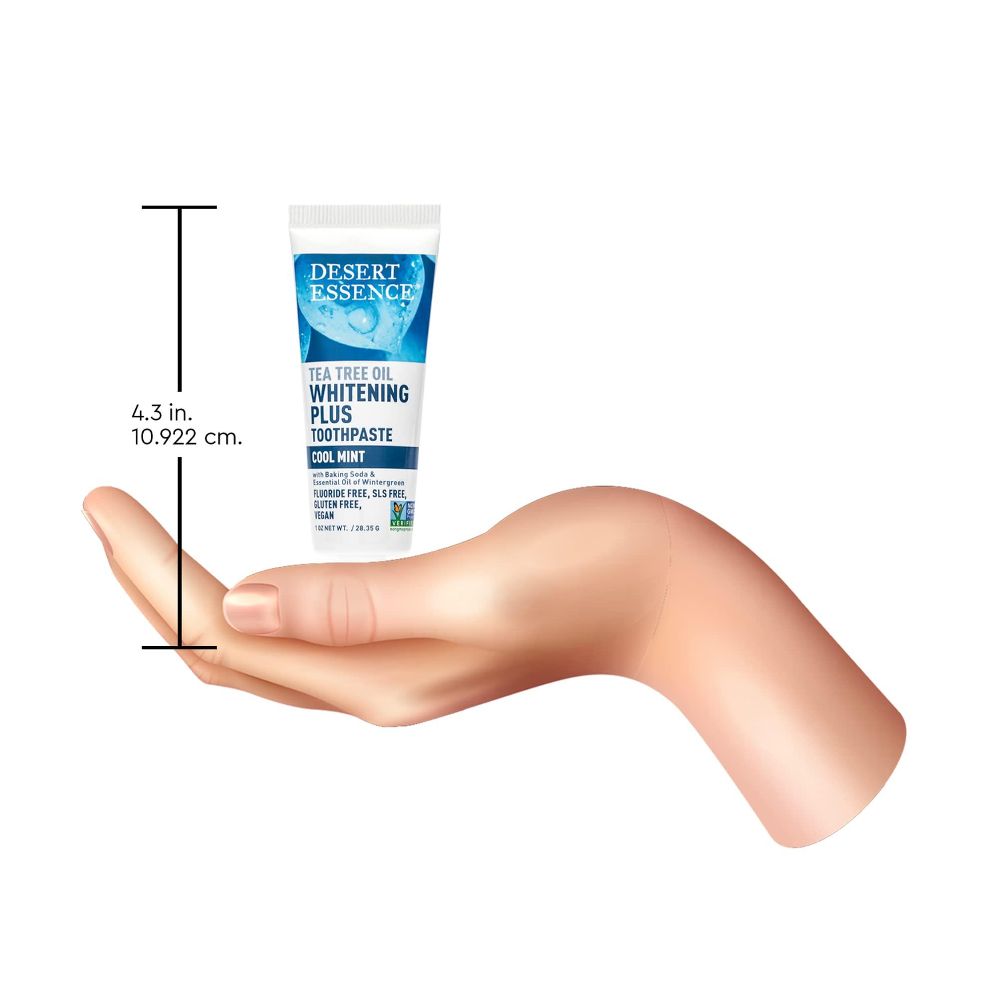 Desert Essence Tea Tree Oil Toothpaste - Whitening Plus Travel Size