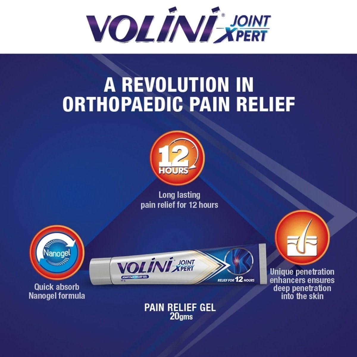 Volini Volini Joint Xpert Gel, 20 gm x Pack of 10