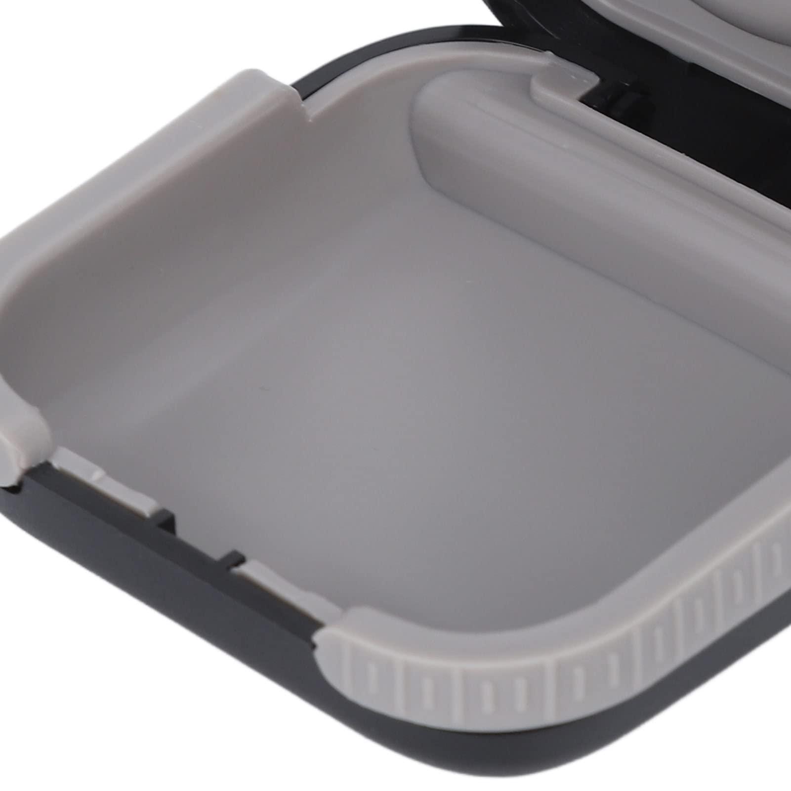 Aika Aika ABS CIC Waterproof Hearing Aid Case Professional Protection for Travel and Protect Your Hearing Aid from Damaging (Model-1, Black)