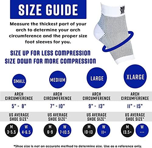 Bitly Bitly Bitly Plantar Fasciitis Compression sleeves - Better than Night Splint Socks, Shoe, Insoles, Inserts & Orthotics for Foot, Ankle Pain Relief for men, women, nurses, maternity, pregnancy, running & heel spur