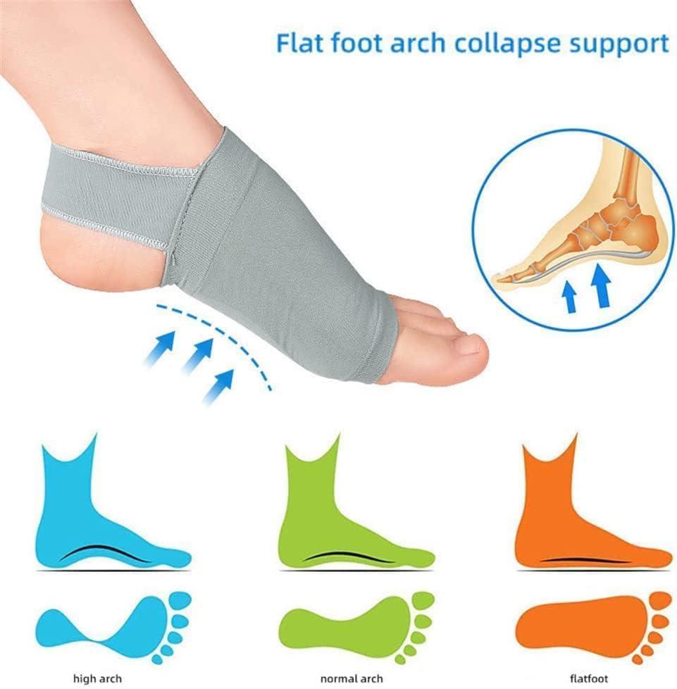 KYTRONIC KYTRONIC Cotton Flat Foot Arch Support For Men & Women,Medical Arch Support For Flat Feet Correction Sleeve With Cushion,Leg Foot Pain Relief,Foot Care For Orthopaedic Shoes Slippers Foot Arch Socks