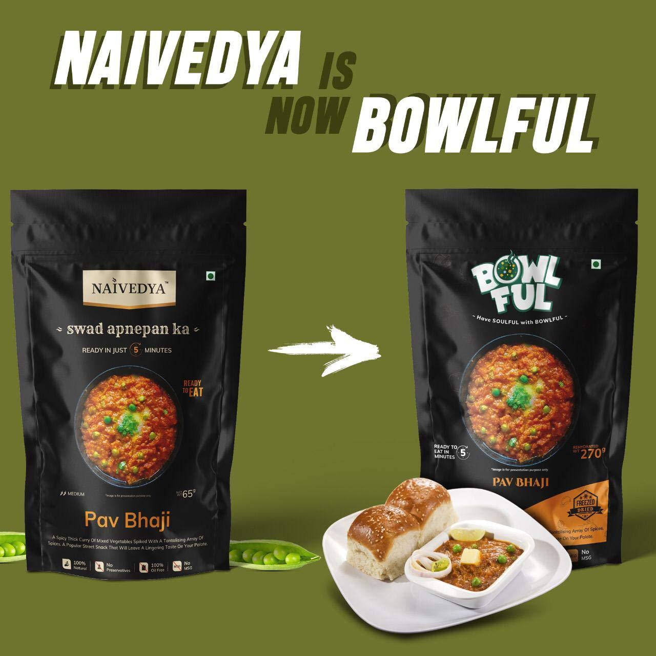 BOWLFUL BowlFul Jain Maharaja Meal, 100% Natural, Ready to Eat, Freeze Dried Food