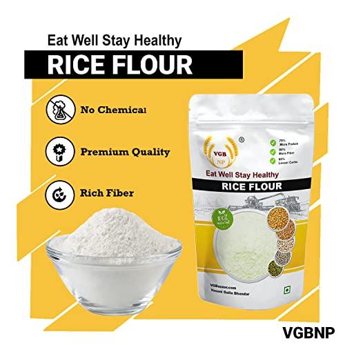 VGBNP VGBNP Rice Flour (Chawal Ka Atta) Pure Rice Powder, Chawal Atta (white rice Flour, Kalimouch rice, Flour idiyappam flour) Healthy Fiber rich Immunity Builder Rice Flour - 10Kg