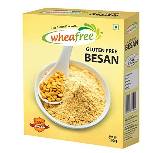 wheafree Wheafree Gluten Free Makki Atta (1Kg), Gluten Free Multigrain Flour (1Kg), Gluten Free Besan (1Kg), Gluten Free Maida Replacer (500g) and Gluten Free Missi Roti Atta (1Kg) | Gluten Free Flours Combo P