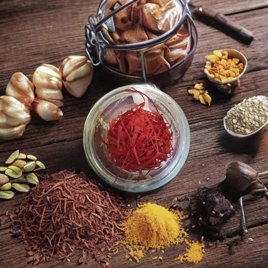 KASHEWW The Red Zaran By Kasheww Store, Premium Saffron From farms of pampore Kashmir (5 Grams)