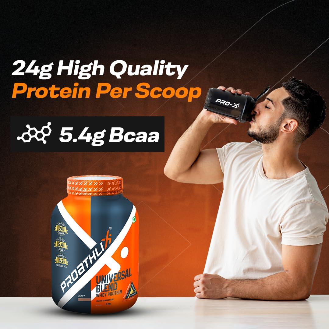 Proathlix Proathlix Universal Blend Whey Protein (1 Kg,Dried Exotic Fruit) for Muscle Growth and Recovery