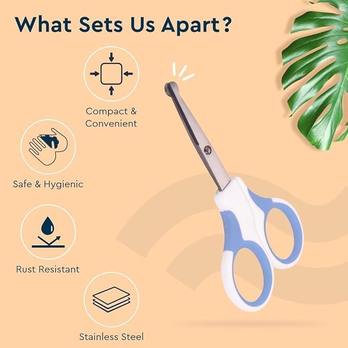 Generic Precision Pubic Hair Trimming Scissors | Rounded Tips for Safe Grooming | Multipurpose Shears for Men and Women | Stainless Steel with Easy Handling | Comes with Hygeine Cap
