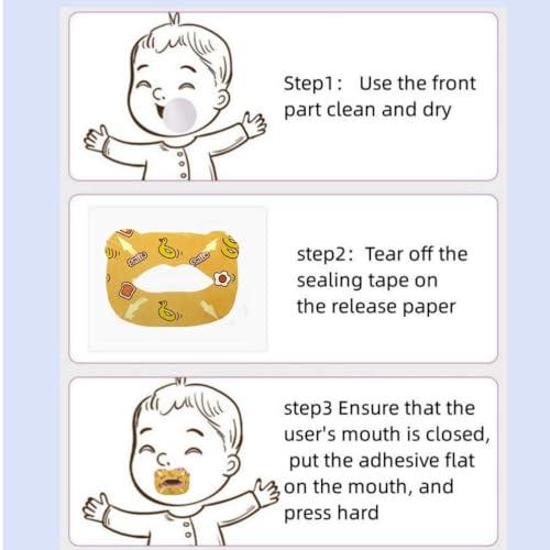 Kofati Anti-Snoring Sticker non-woven fabric Anti-Snoring Sticker Mouth Correction Sticker Mouth Tape for Sleeping,Kids Sleep Strips, Mouth Strips for Sleeping,for Children Adult Night Sleep(30 pcs)