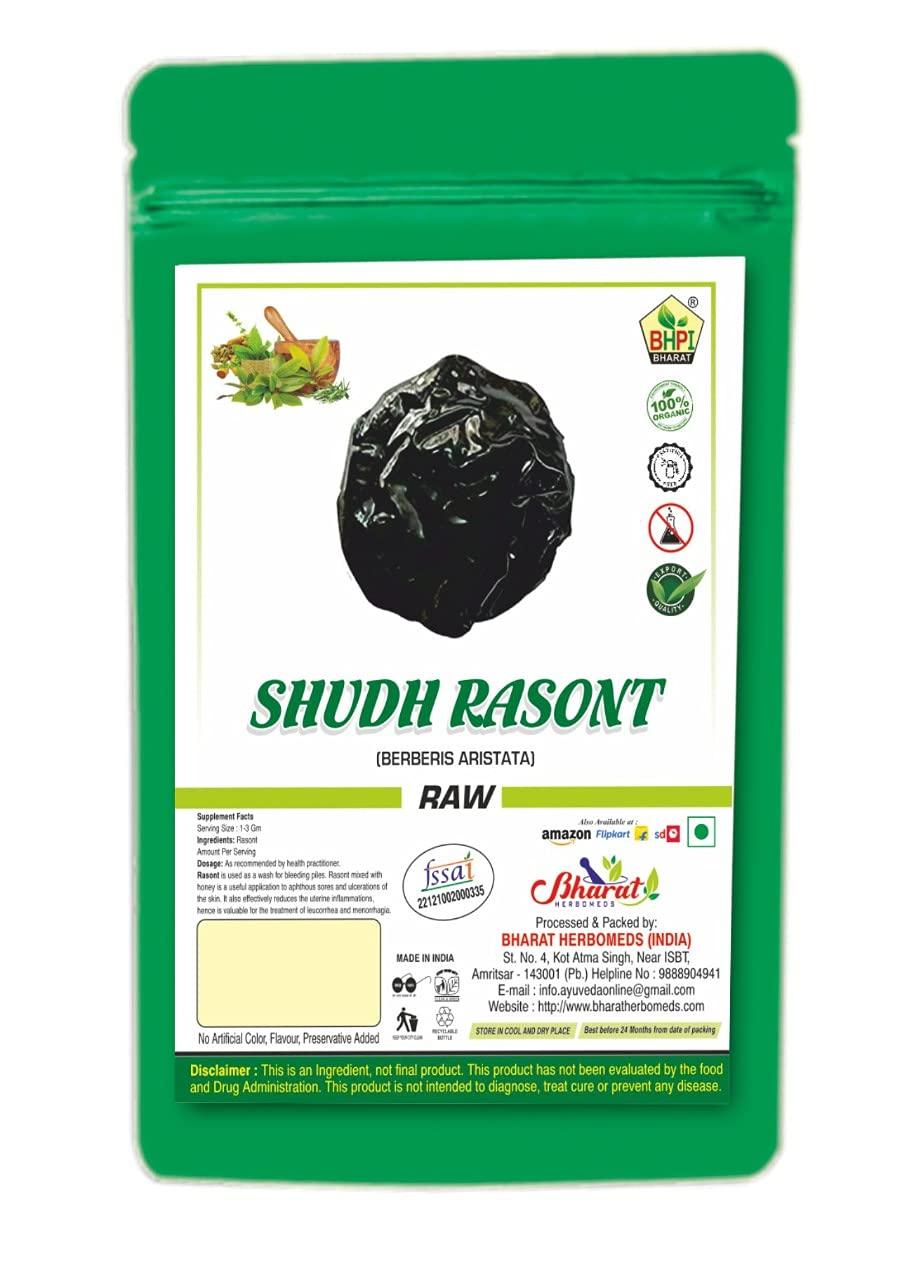 BHPI BHARAT Bharat Shudh Rasot 100 gm | Shudh Rasanjan | Shudh Rasaut | Shudh Raswanti | Shudh Rasanjana | Shudh Rasavanti | | | Berberis Aristata Root Gum |