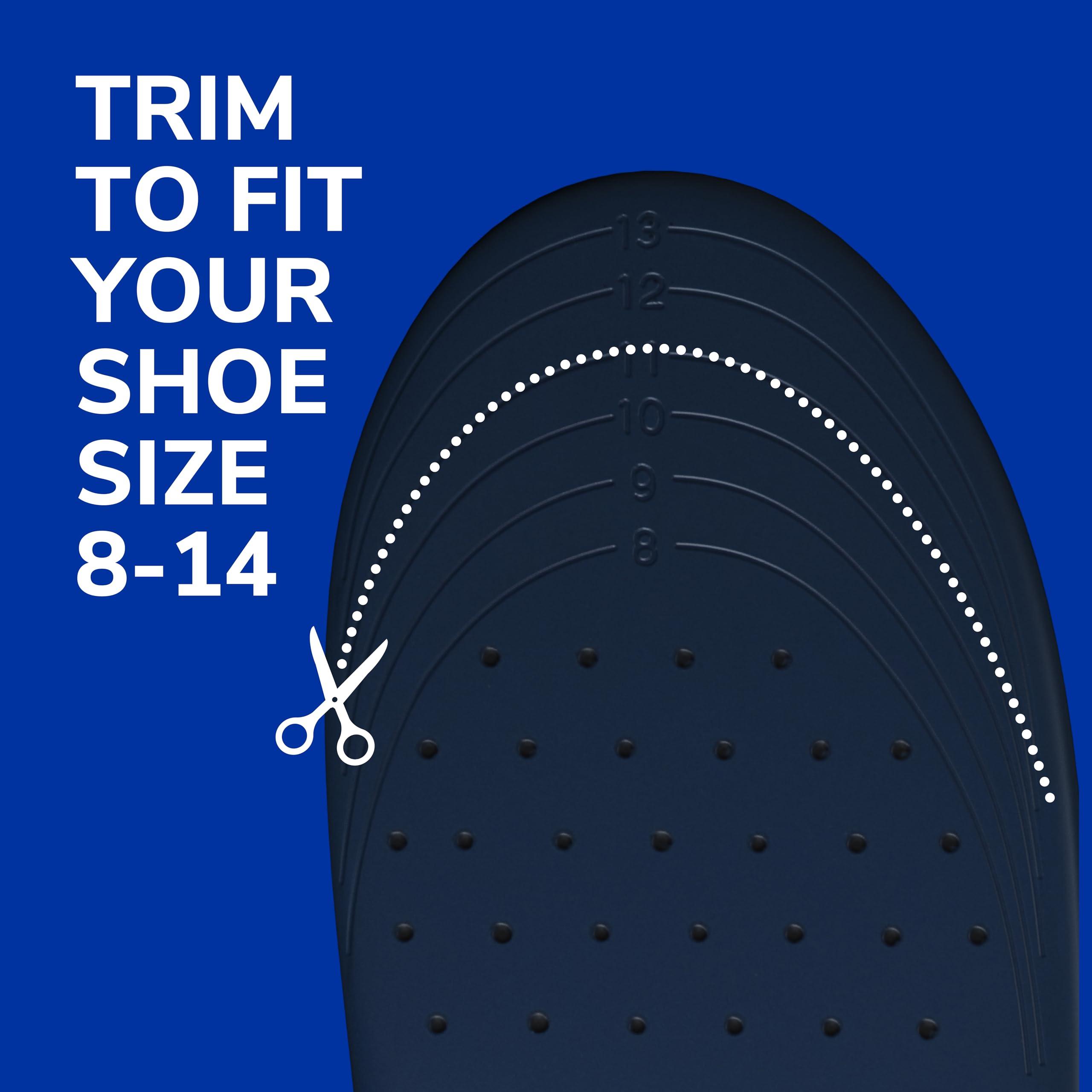 Dr. Scholl\'s Dr. Scholl\'s Pain Relief Orthotics for Heavy Duty Support for Men,Pack of 1 Pair, Size 8-14