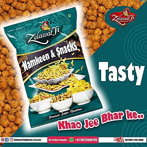 Zelawatji Zelawatji Crispy and Spicy Namkeen Combination of Ratlami Sev Masala Boondi Special Mix & Peanut Tasty- 500 GM x 4