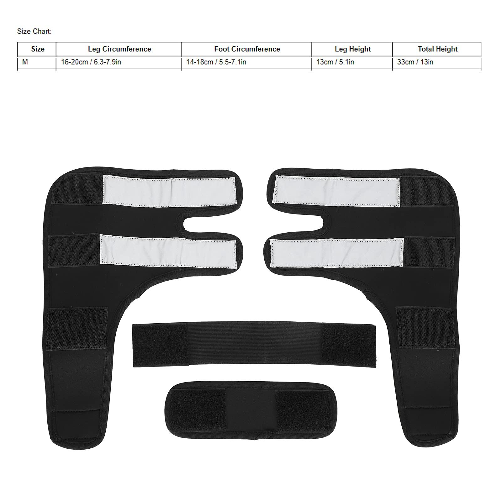 HUI Pet Elbow Support Wrap, Dog Elbow Brace Surgical Joint Protection Recovery Dog Elbow Protector Leg Brace Sleeve for Walking Support(M, Black)