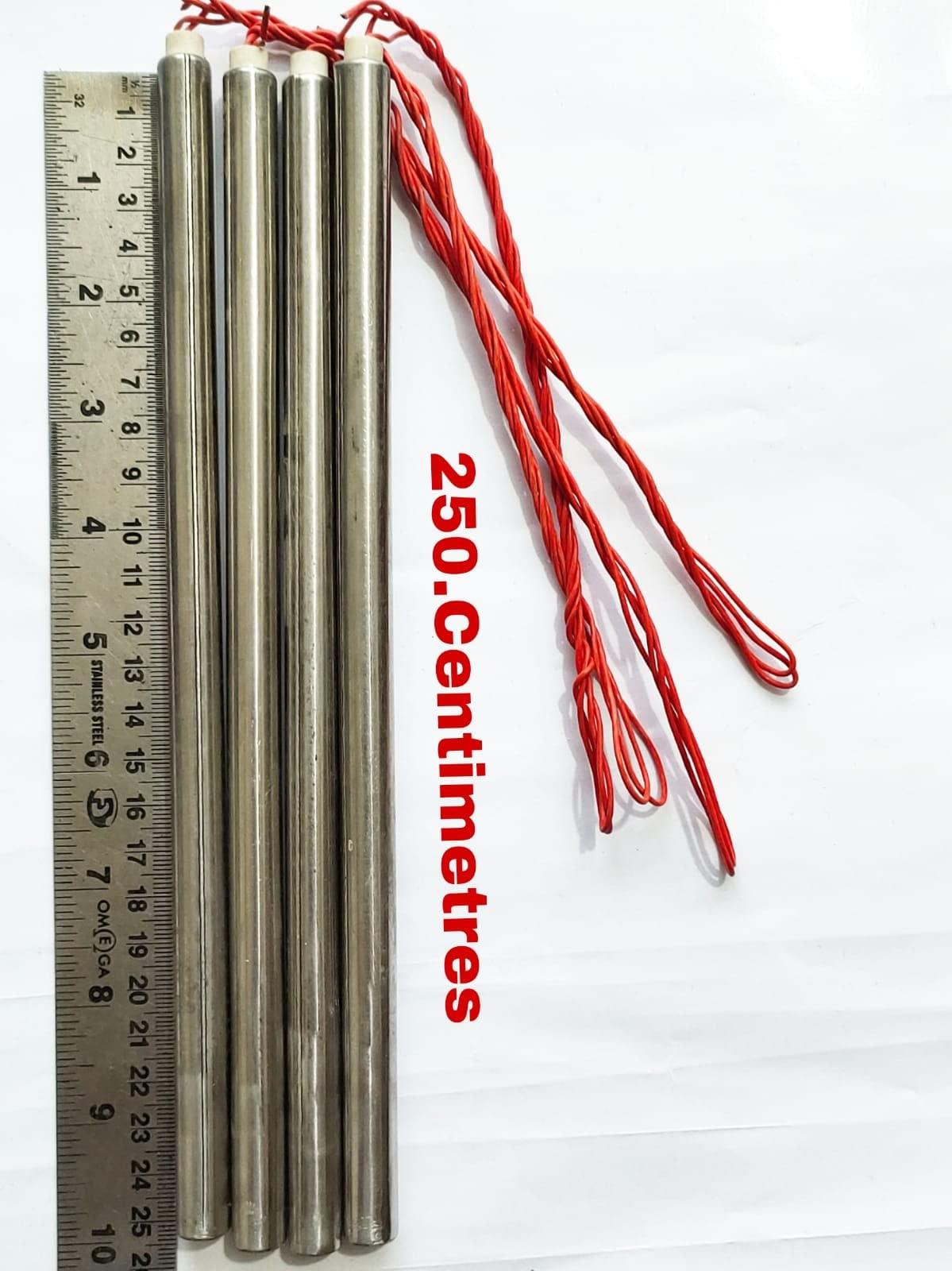 Generic LONG HEATER for pneumatic automatic pouch packaging machine (12-250MM) -pack of 4