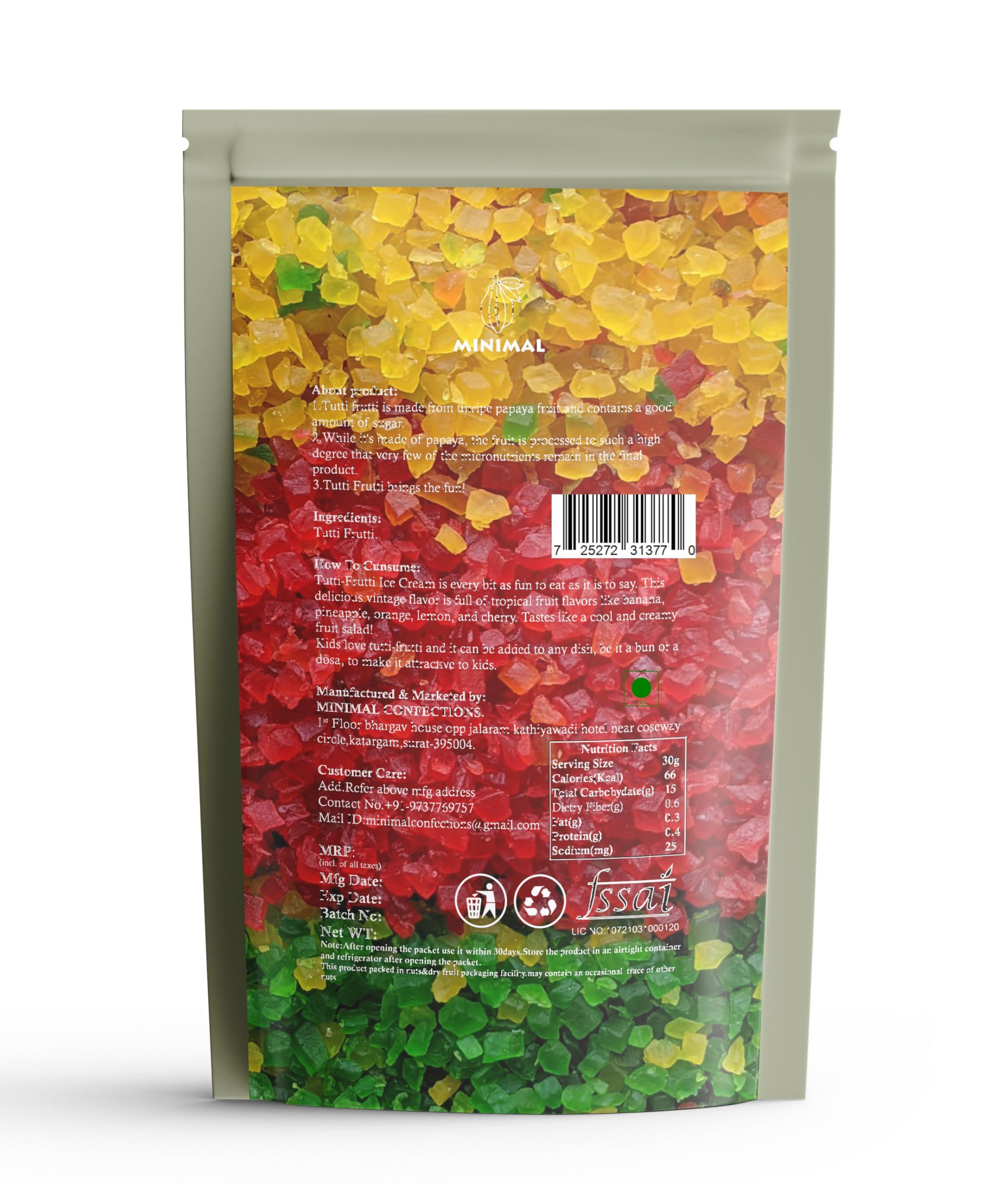 minimal Minimal Mix Tutti Frutti Cherries/Tooty Frooty Mix/Tooty Fruity-500g