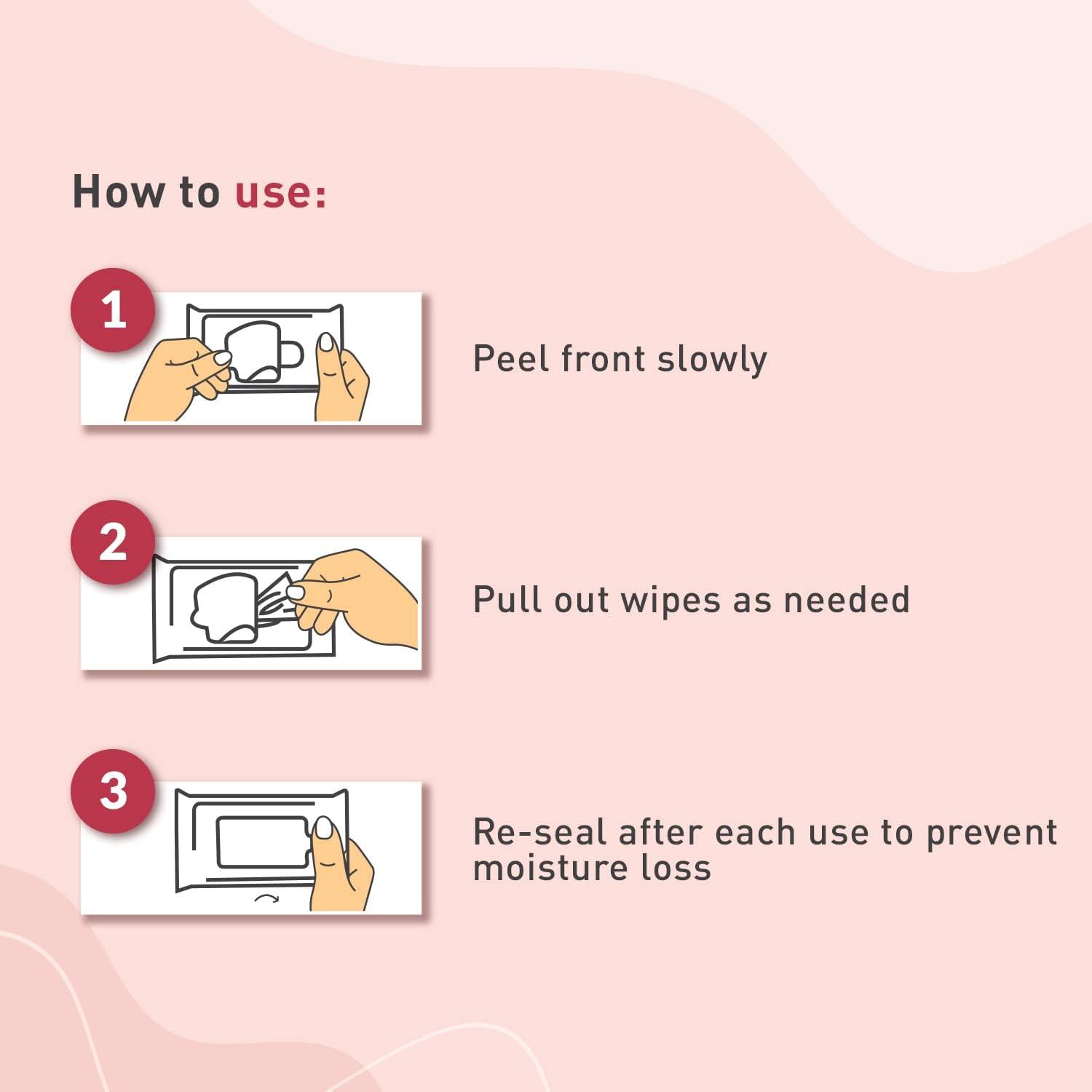 Sirona Sirona Natural Intimate Wet Wipes for Men & Women | Maintains PH Balance | Infused with Aloe Vera, Lavender Oil & Cucumber Extracts | Gentle and Safe | Hypoallergenic | Paraben Free | 20 Wipes