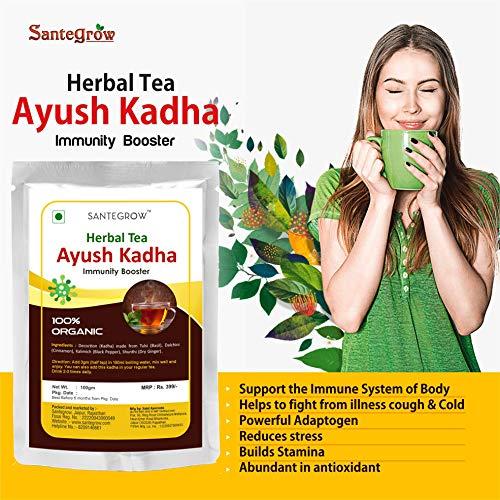 Santegrow Santegrow Immunity Booster Powder for Adults & Kids (Ayush Kadha/Kwath) - Pack of 4